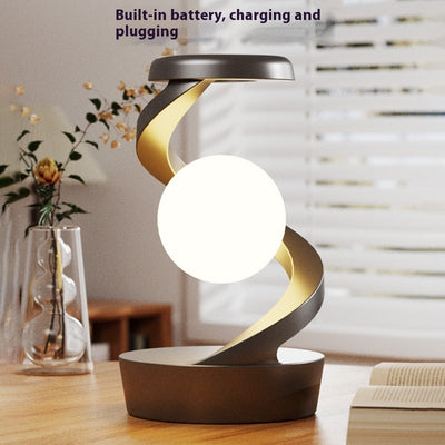 Rotating Suspension Table Lamp Wireless Charging Creative Small Night Lamp