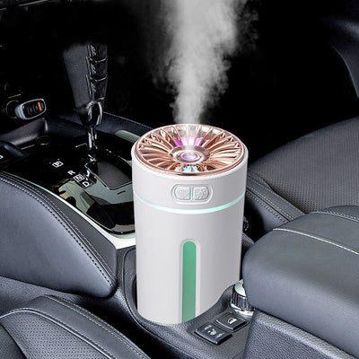 Wireless Air Humidifier Colorful Lights Mute Ultrasonic USB Fogger Diffuser Purifier 800mAh Rechargeable Cool Mist Maker For Car