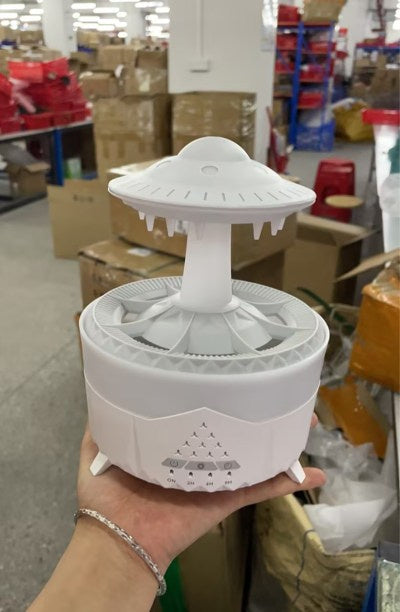 New UFO Raindrop Humidifier Water Drop Air Humidifier USB Aromatherapy Essential Oils Aroma Air Diffuser Household Mist Maker