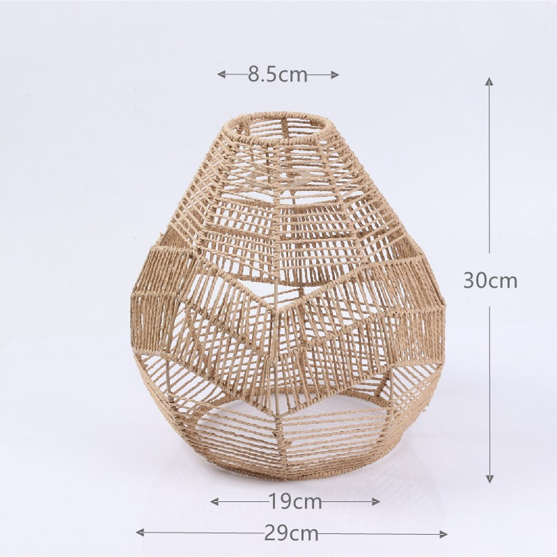 Creative Paper String Woven Lamps