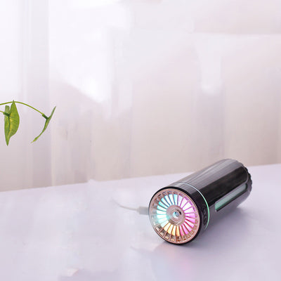 Wireless Air Humidifier Colorful Lights Mute Ultrasonic USB Fogger Diffuser Purifier 800mAh Rechargeable Cool Mist Maker For Car