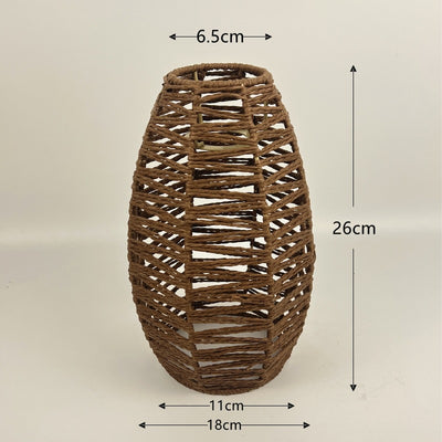 Creative Paper String Woven Lamps