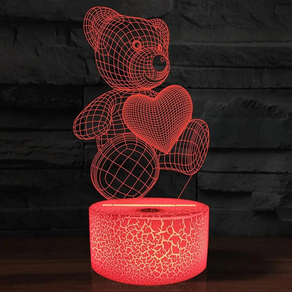 3D teddy bear Lamp