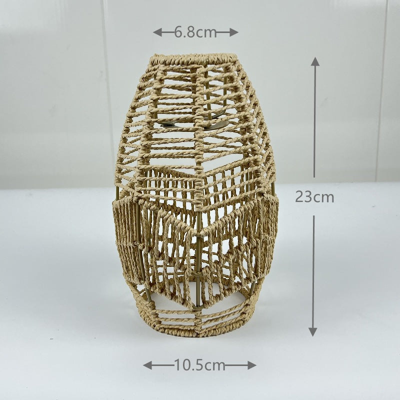 Creative Paper String Woven Lamps