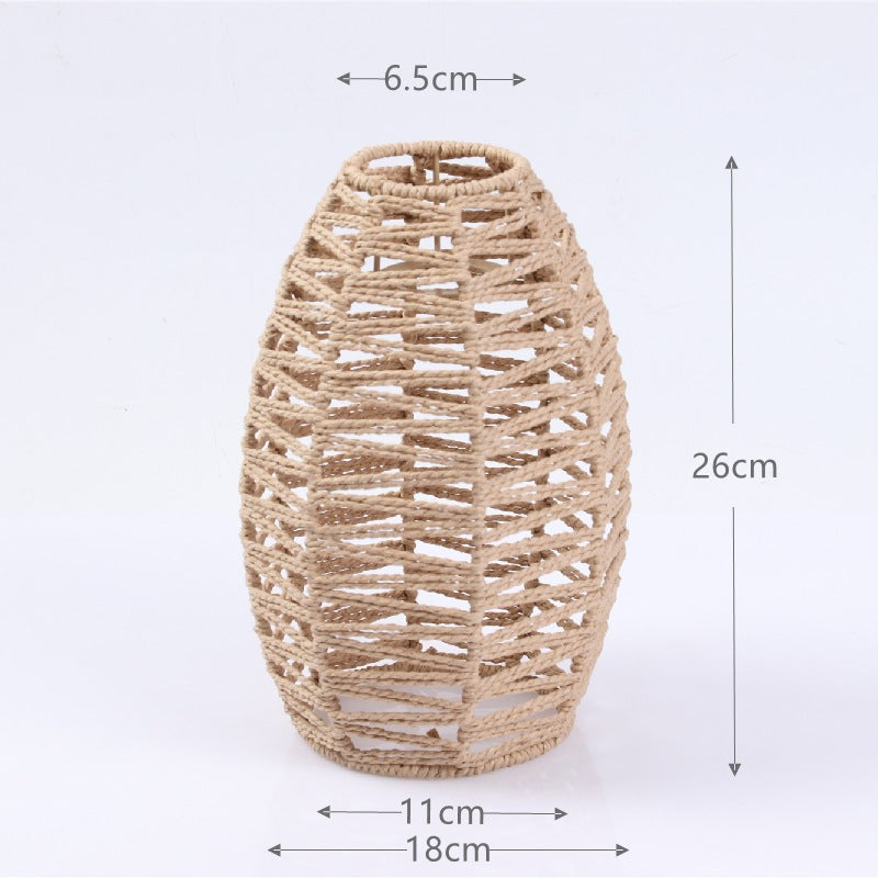 Creative Paper String Woven Lamps