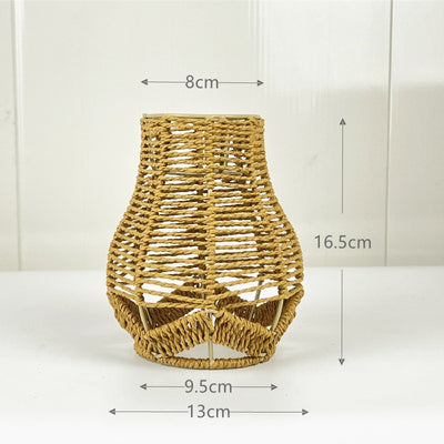 Creative Paper String Woven Lamps