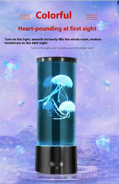 Jellyfish Lamp Mute LED Color Changing