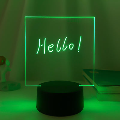 3D Transparent Message Board  Acrylic Lamp