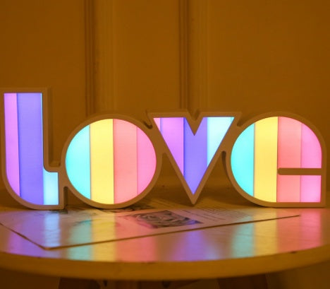 LED LOVE Light Lamp