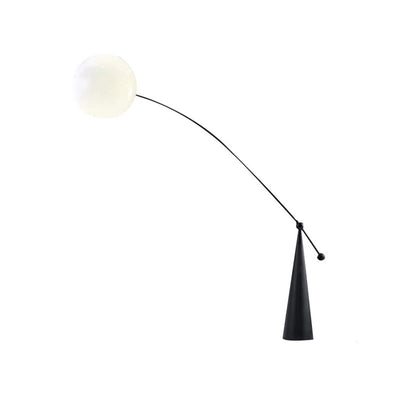 Floor Lamp Ball Light Luxury Moon Lamp, Personality Fishing