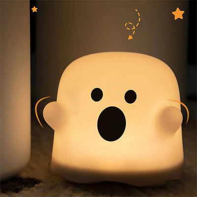 Home Decor Silicone Night Light Bedside Table Lamp LED Touch Sensor Lamp