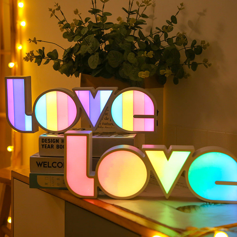 LED LOVE Light Lamp